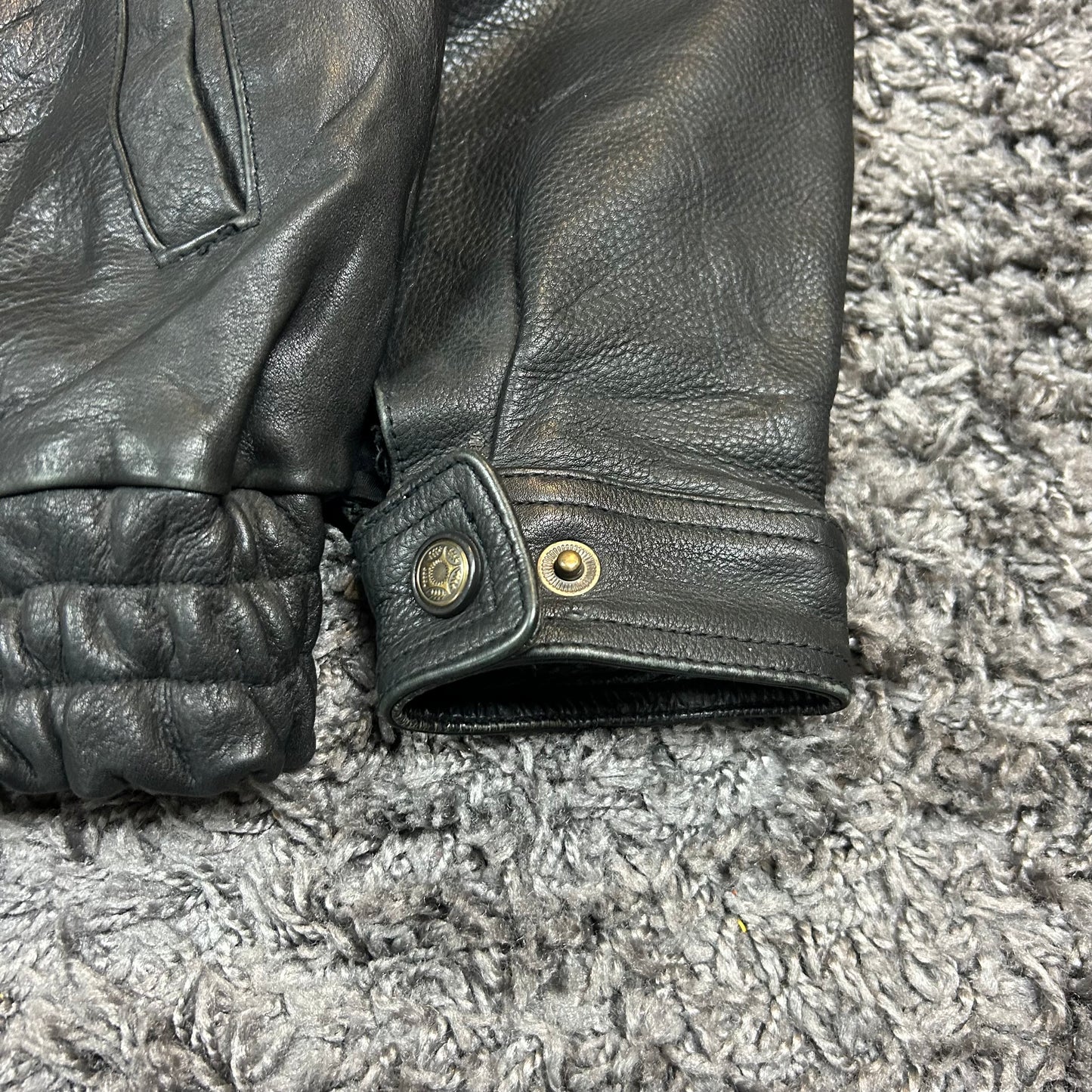 Vintage Leder Jacke