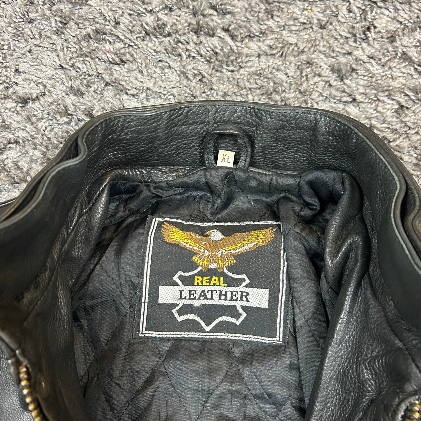 Vintage Leder Jacke