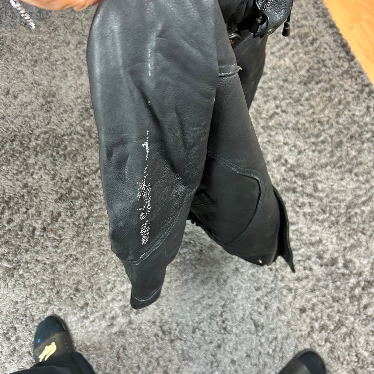Vintage Leder Jacke