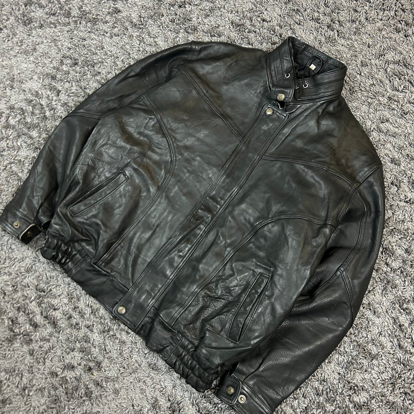 Vintage Leder Jacke